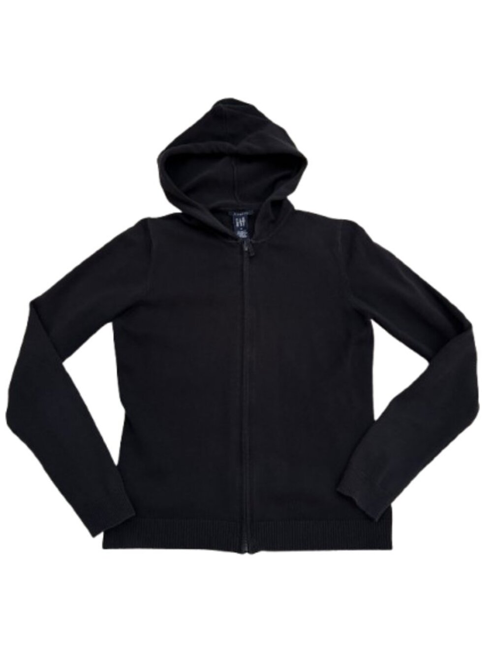 Women's gray sweater pullover Hillard & Hanson & GAP Sweater Hoodie Full Zip - Picture 8 of 9